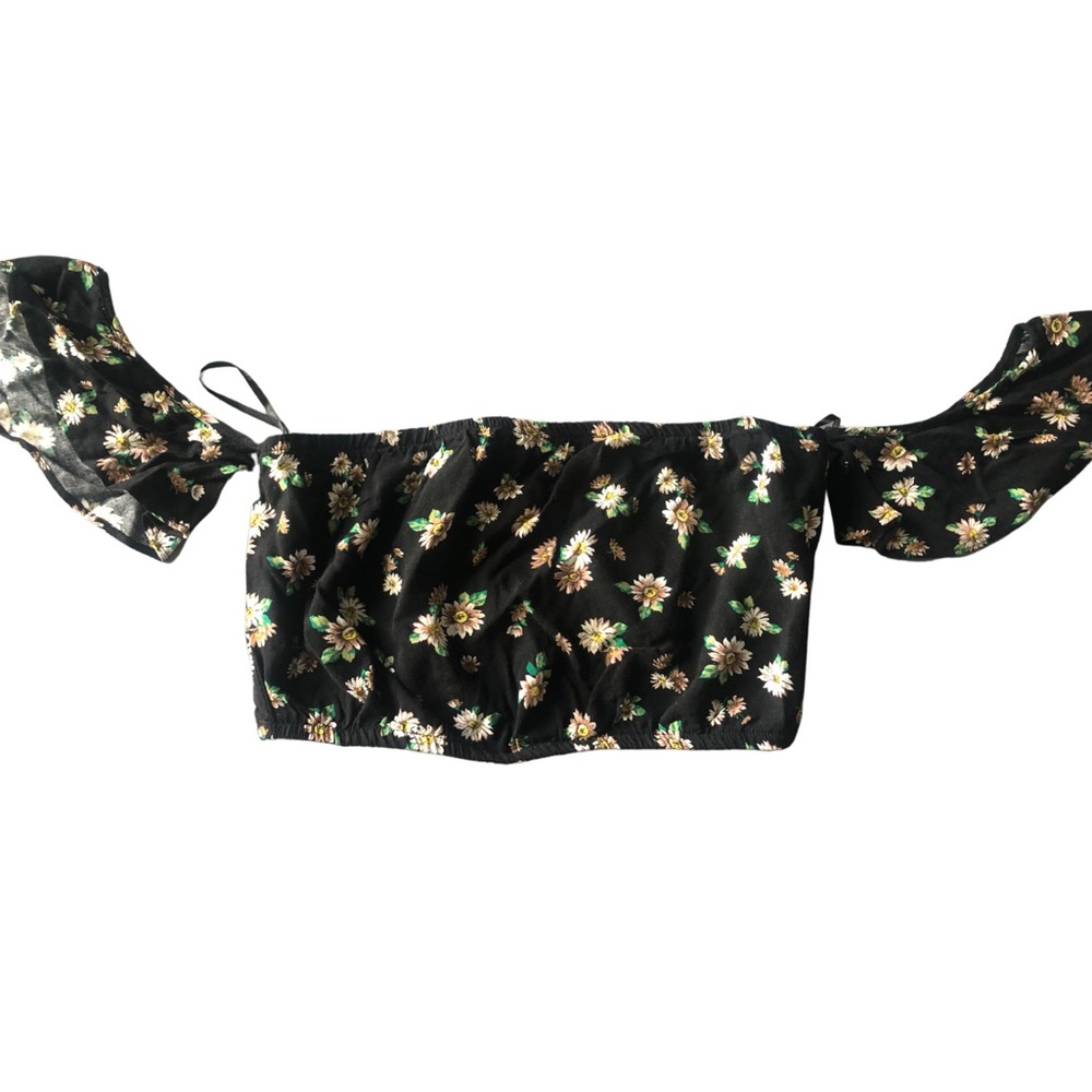 Forever 21 Floral Crop Top